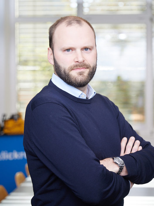 Tim Hinrichsen, Geschäftsführer Vertrieb Marketing und Personal, Klickrent GmbH